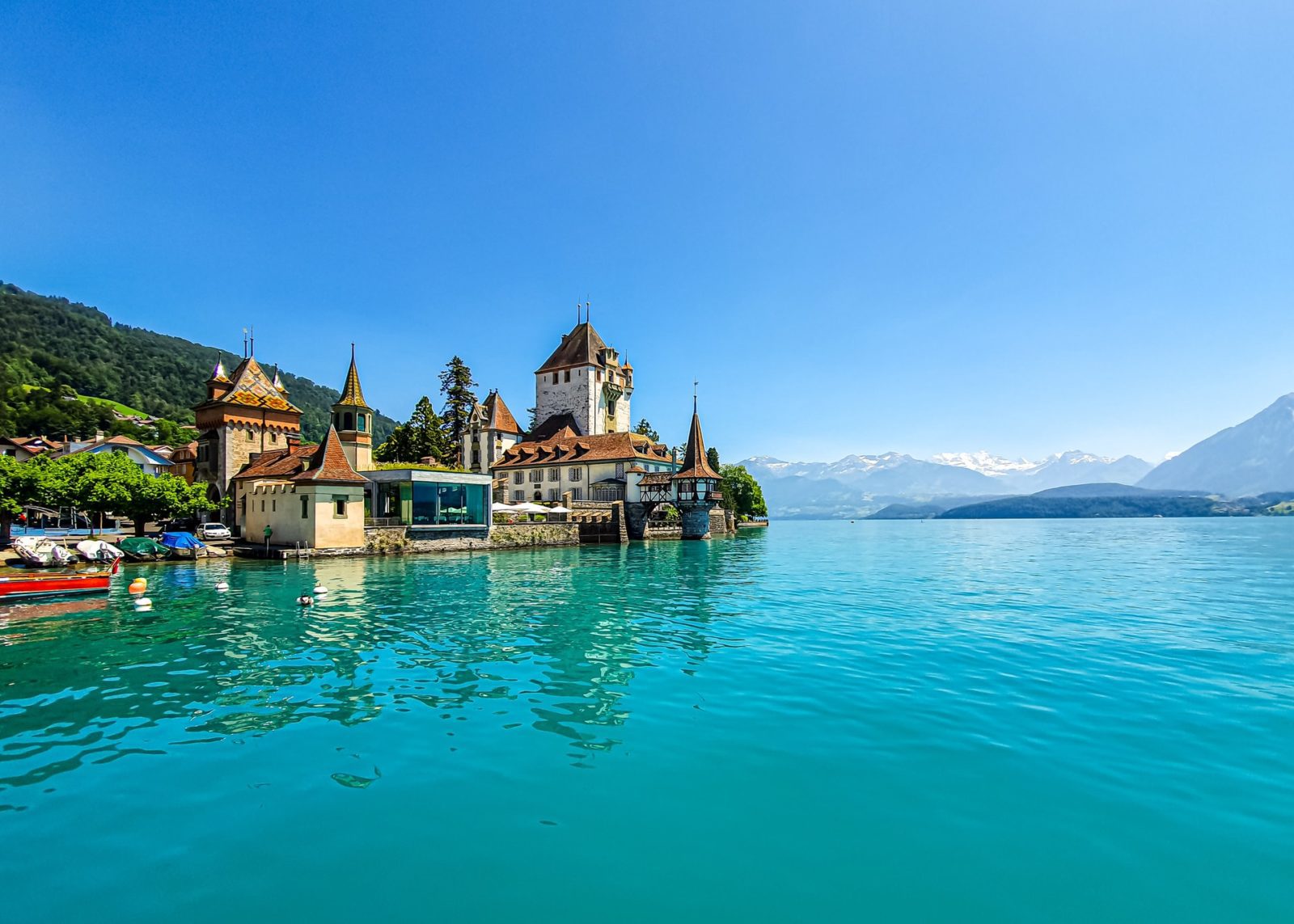 瑞士国度的美丽风景