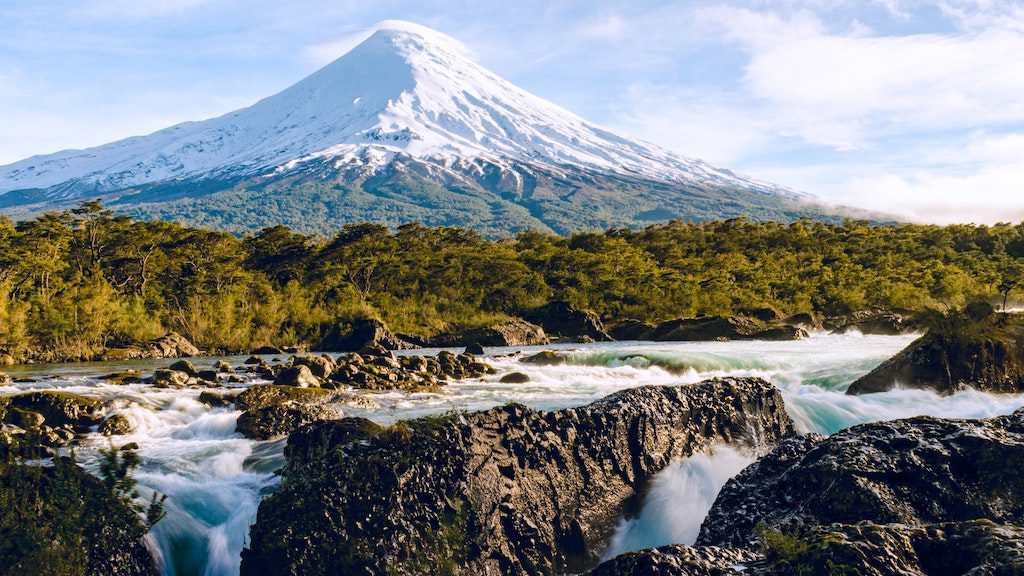 チリの国の美しい風景