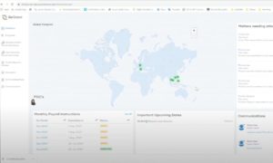 demo video screenshot of the blue ocean global hr platform by go global