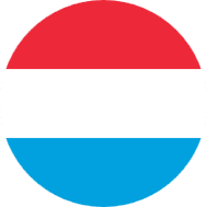 Luxembourg Button Flag