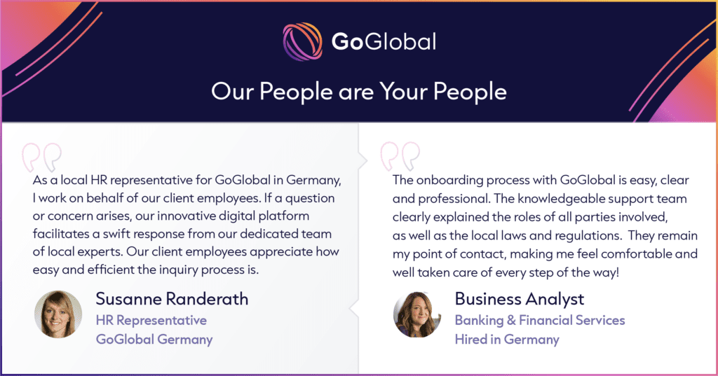 testimonial from a client worker at GoGlobal