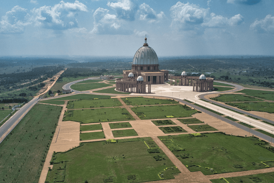 The Basilica of Our Lady of Peace, Yamoussoukro Cote d’Ivoire