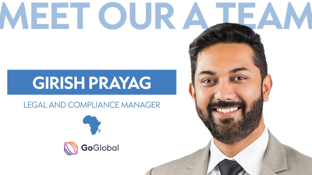 Headshot of Girish Prayag, GoGlobal’s Legal and Compliance Manager in Mauritius.