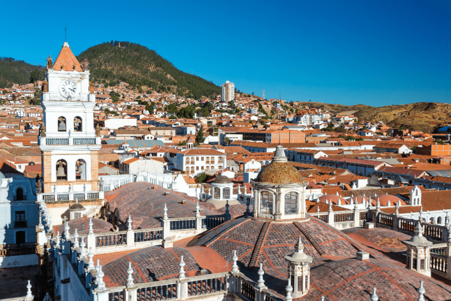 View of Sucre, Bolivia
