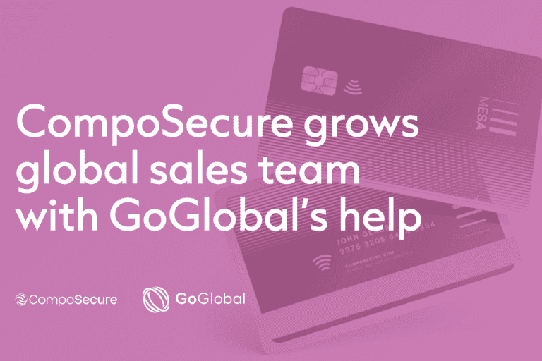 CompoSecure grows global sales team with GoGlobal’s help